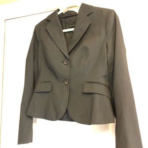 The Limited Black Pinstripe Ladies Blazer